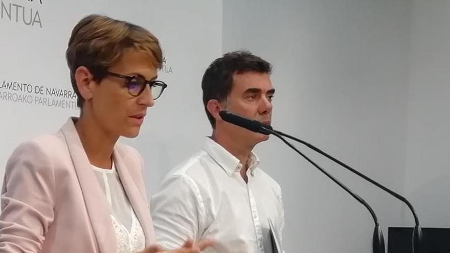 María Chivite, candidata del PSOE de Navarra.