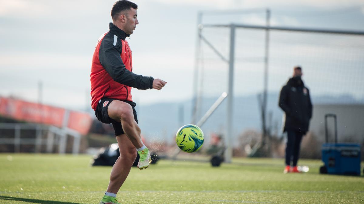 Borja García vuelve a entrenar con el equipo