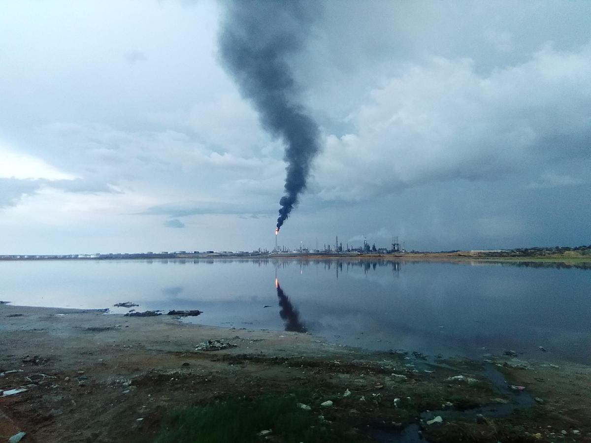 Desastre en la zona de refinerías de la península de Paraguaná