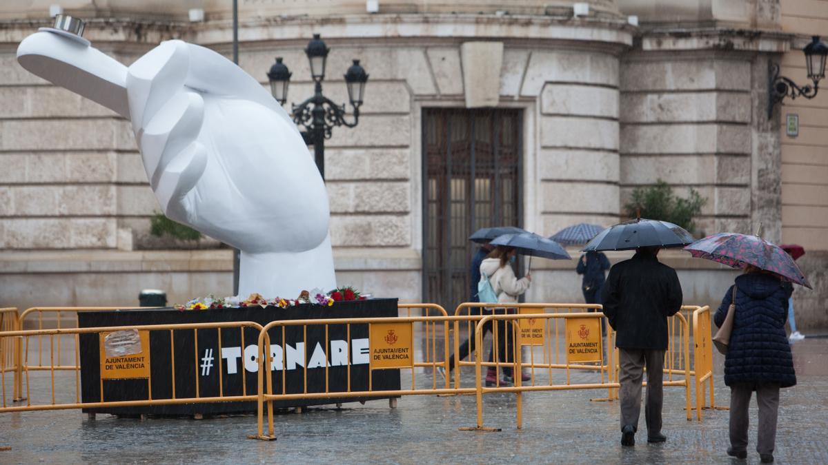 Lluvia en València: comienza la ola de frío del puente de San José