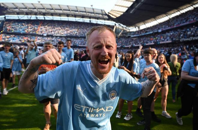 Así ha sido la loca celebración de la Premier League en el Etihad Stadium