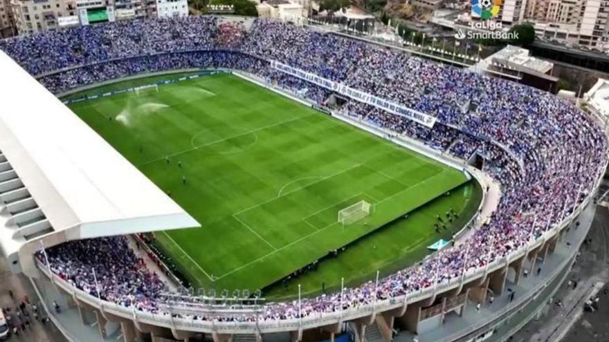 Panorámica aérea del estadio Heliodoro Rodríguez López.