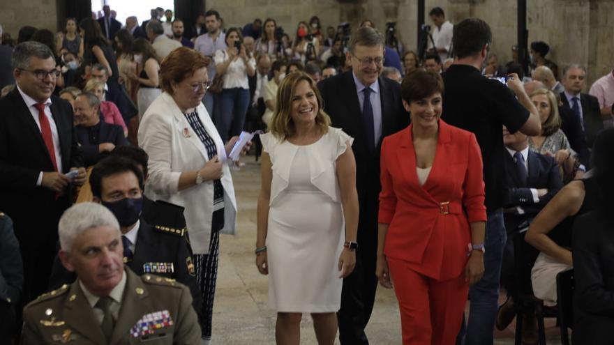 Bernabé exhibe sintonía con Puig en su toma de posesión como delegada del Gobierno