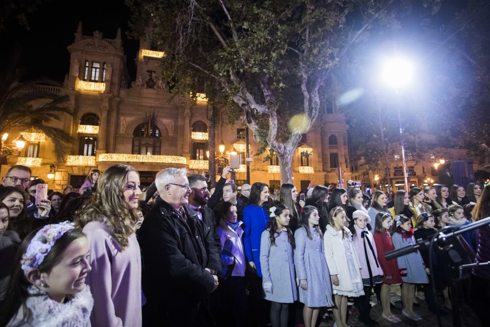 Inauguración de las luces de Navidad