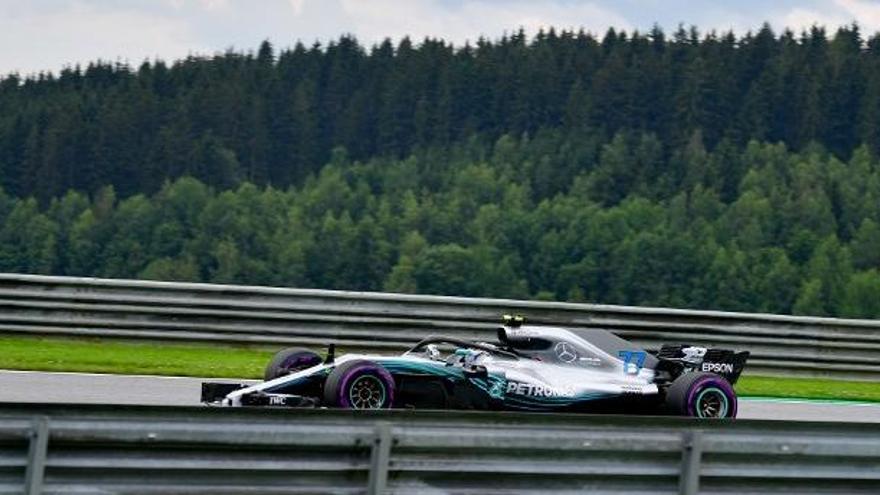 Valtteri Bottas en el circuito Red Bull Ring.