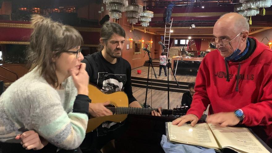 Ensayo en Luz de Gas para el regreso de Lluís Llach