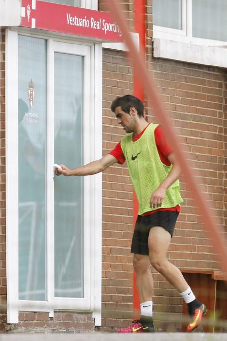 Entrenamiento del Sporting