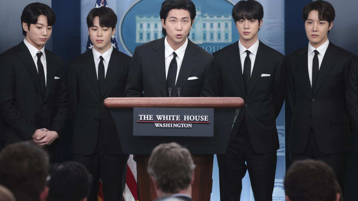 BTS en su reciente visita a la Casa Blanca