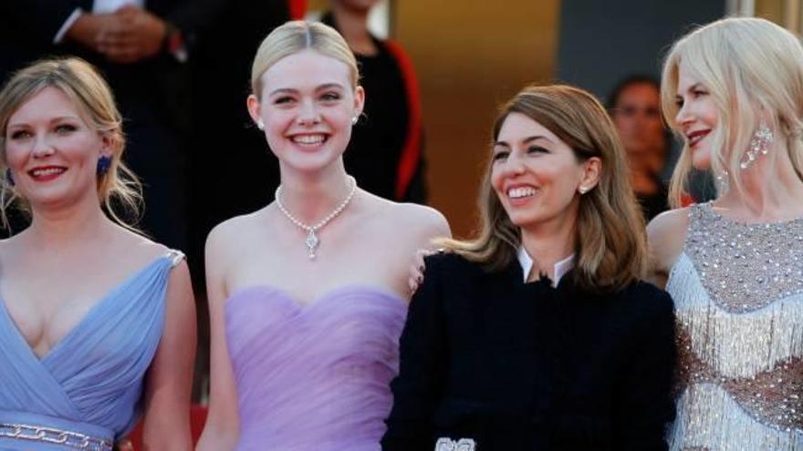 Kirsten Dunst, Elle Fanning, Sofia Coppola y Nicole Kidman.