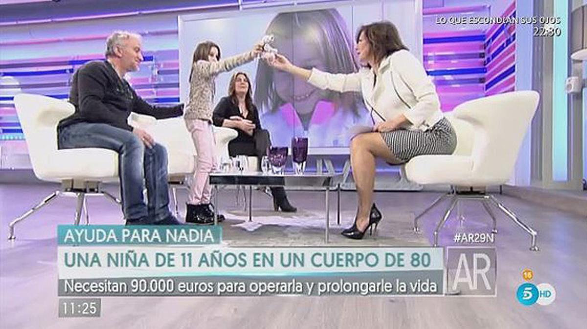 El caso Nadia en los medios. ’El programa de Ana Rosa’. 29 de noviembre del 2016.