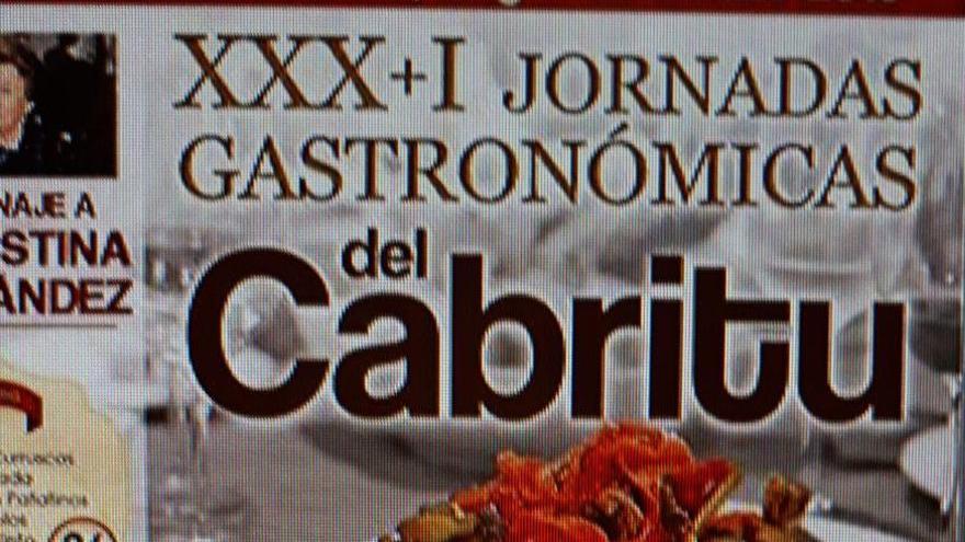 Cartel de las XXX (+I) Jornadas del Cabrito de Laviana.