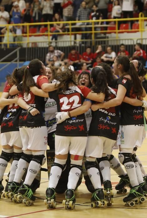 Las jugadoras del Hostelcur ganan la Liga