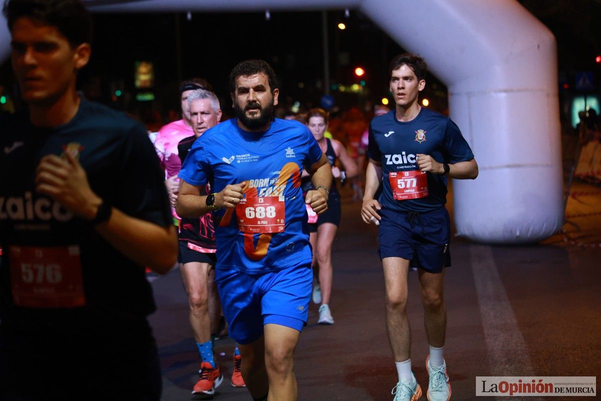 Las mejores imágenes de la carrera nocturna de Murcia