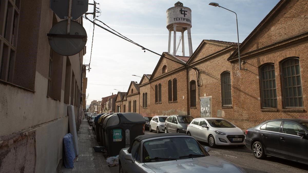 Naves industriales en Can Feu de Sabadell, ocupadas por personas sin hogar.