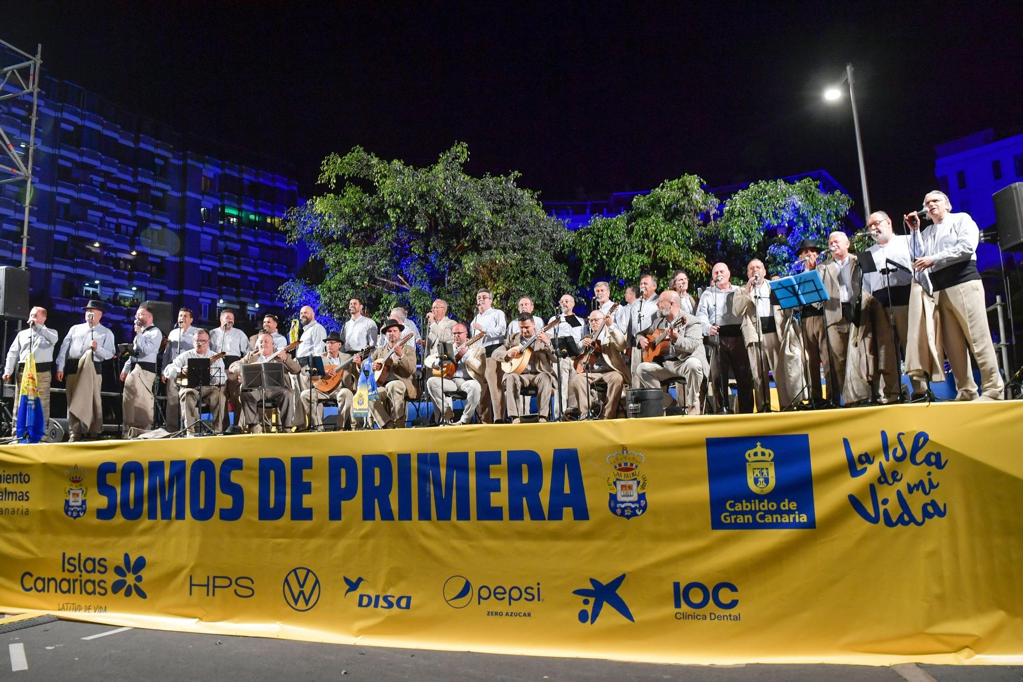 Así fue la celebración por el ascenso de la UD Las Palmas en Mesa y López