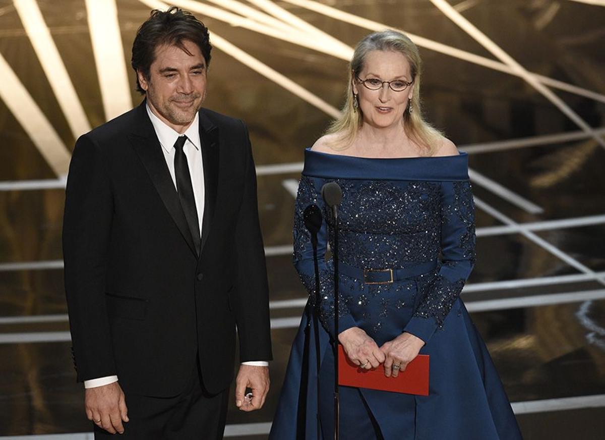 Premios Oscar 2017, Javier Bardem y Meryl Streep