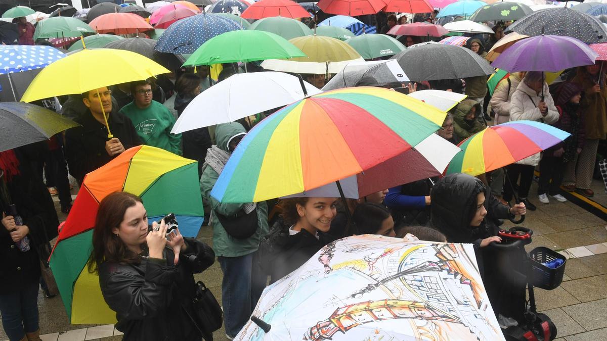Concentración en O Parrote por el Día Internacional de las Personas con Discapacidad