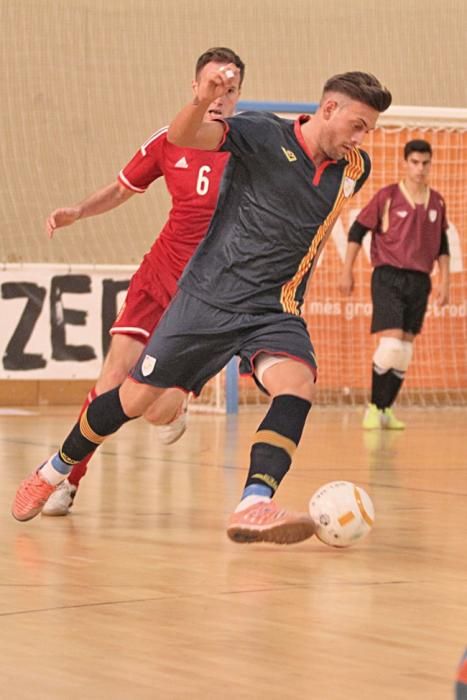 El Catalunya-Hongria de futbol sala al Pujolet