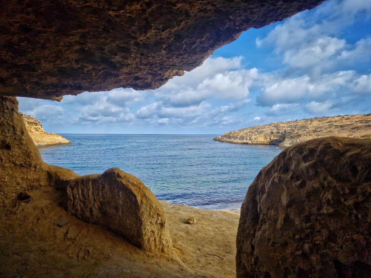 Una fotografía desde una cala en Águilas.