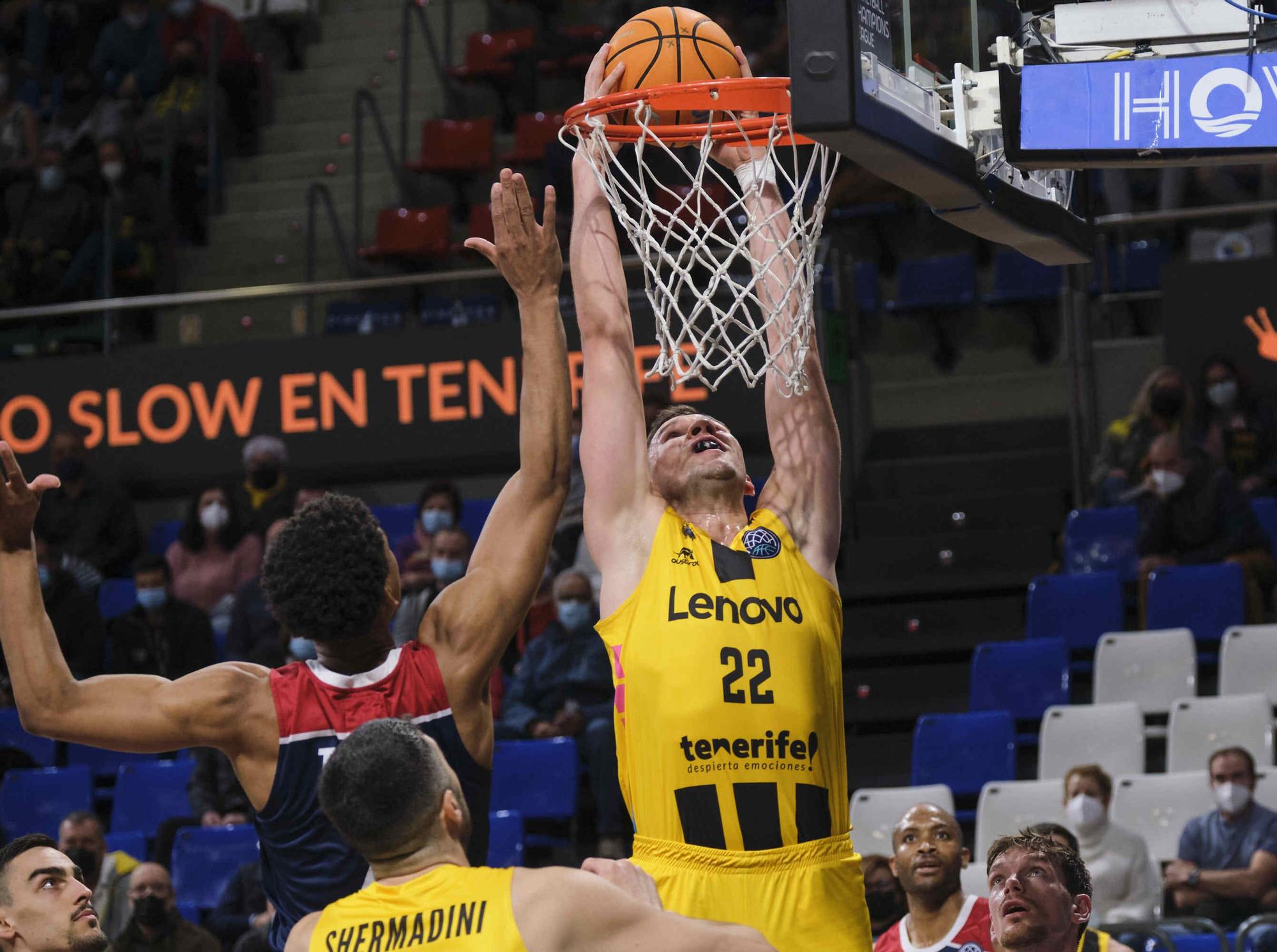 Partido Basketball Champions League: Lenovo Tenerife - SIG Strasbourg