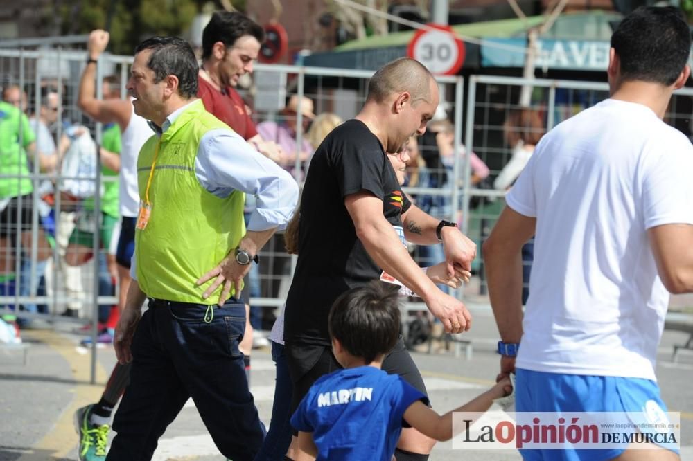 Media Maratón de Murcia: llegada (2ª parte)