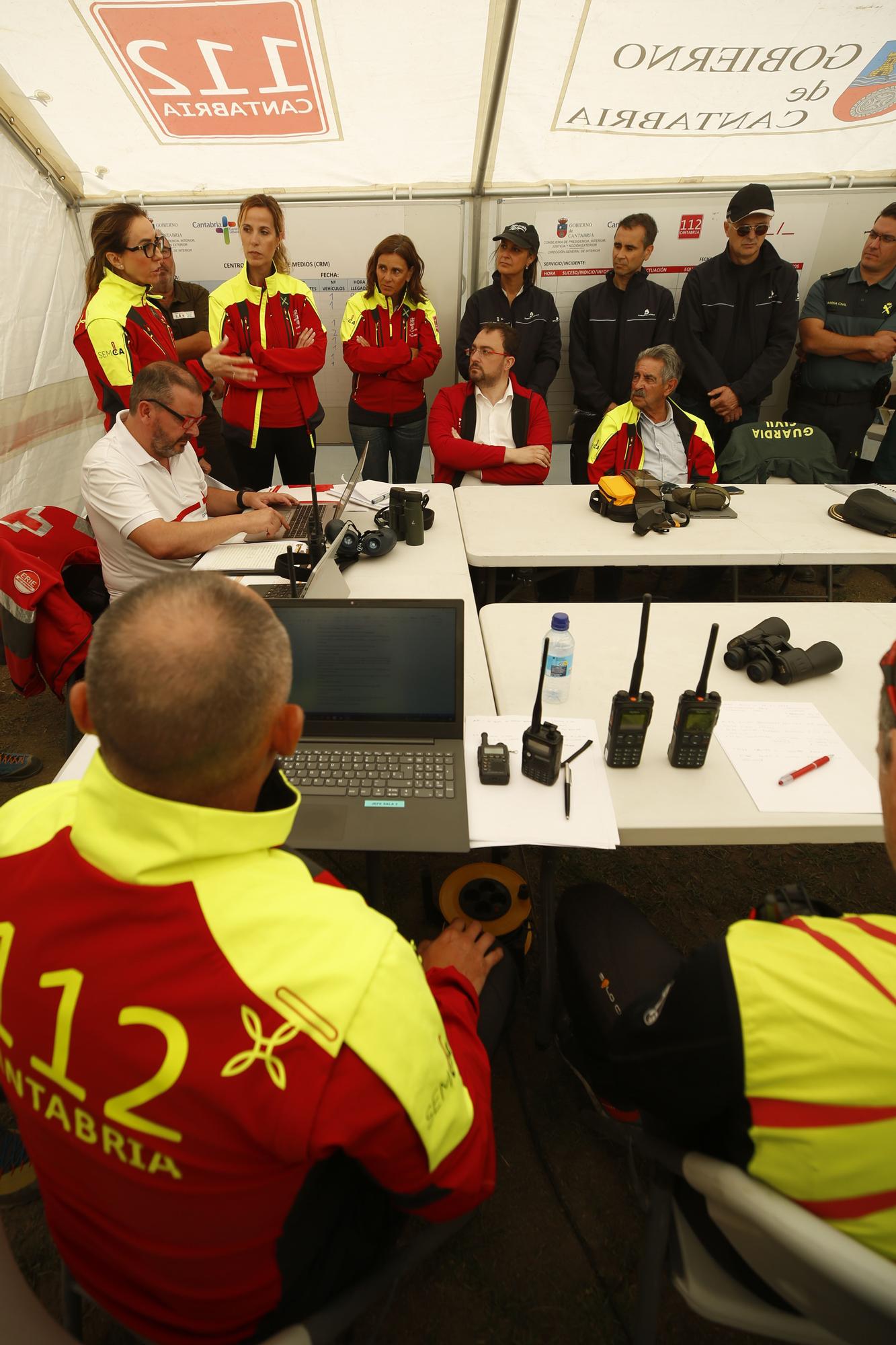 EN IMÁGENES: Así ha sido el simulacro de rescate en los Picos de Europa