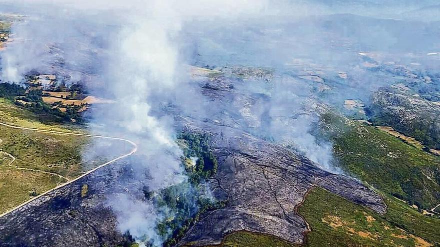 Incendio en Vilariño de Conso.