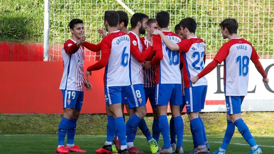 El Sporting B vence al líder y toma aire