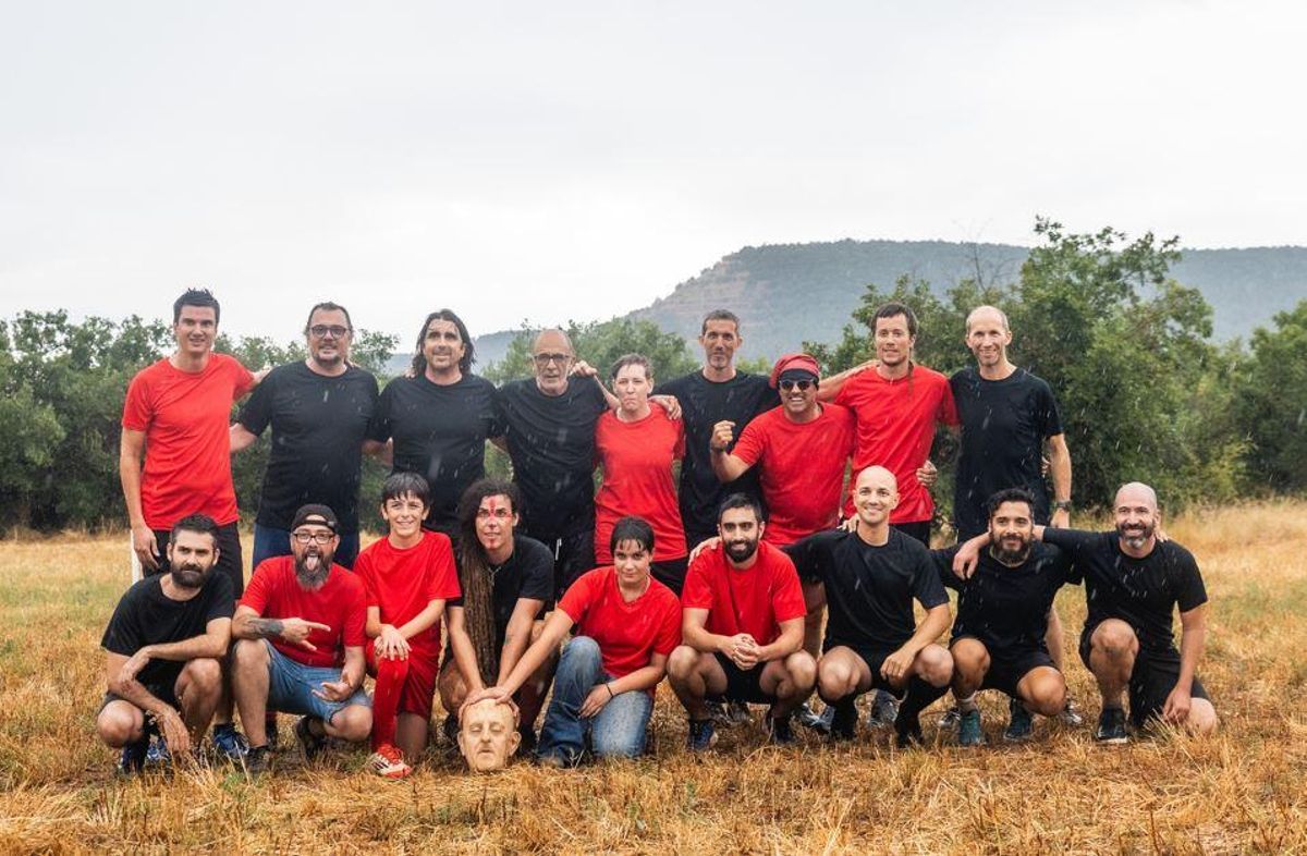 Foto de família dels 'jugadors'