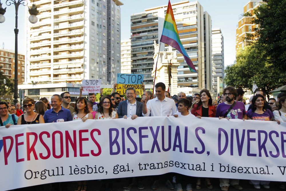 Manifestación del Orgullo LGTBi en Valencia