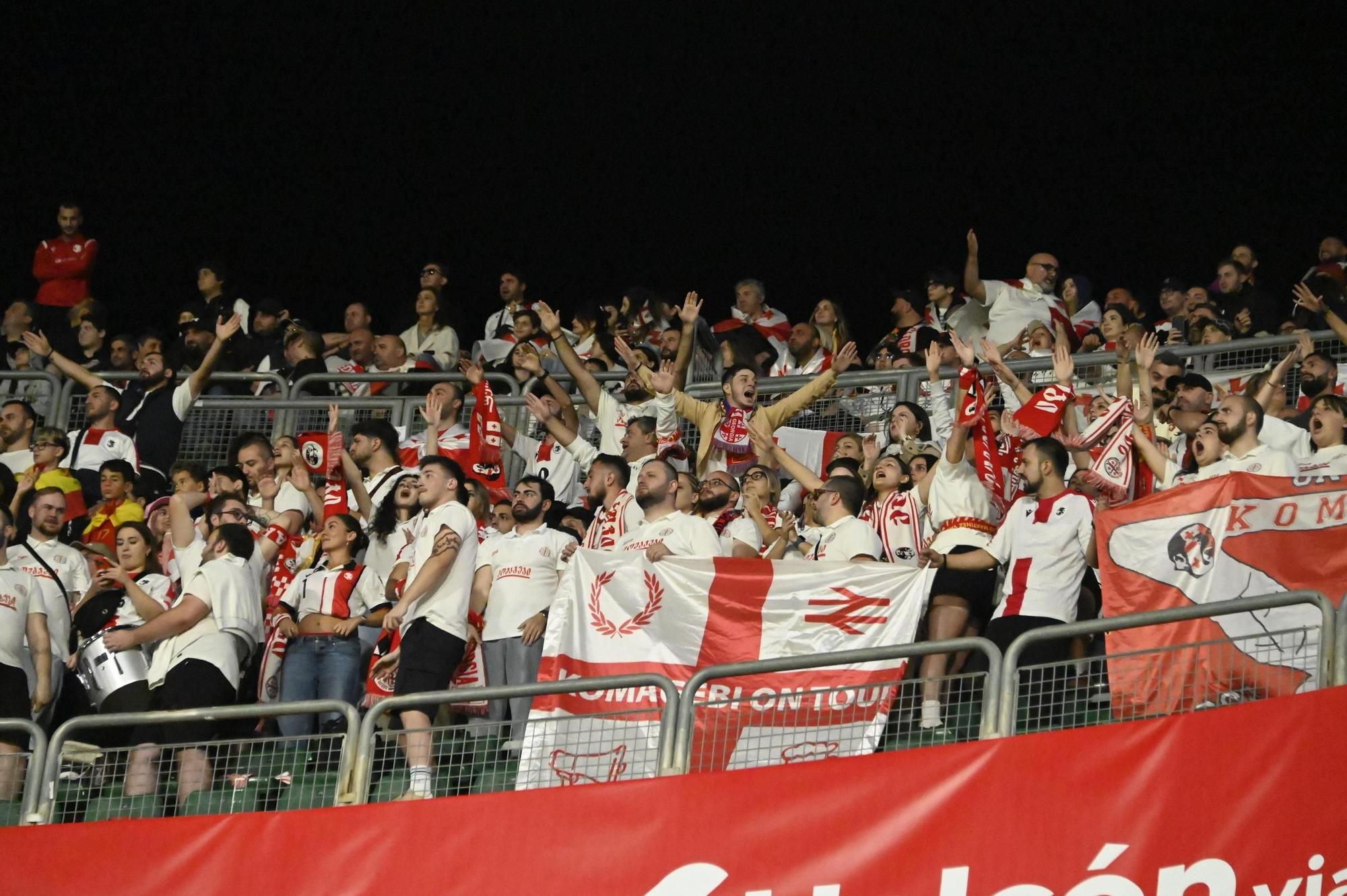 España - Georgia, en imágenes