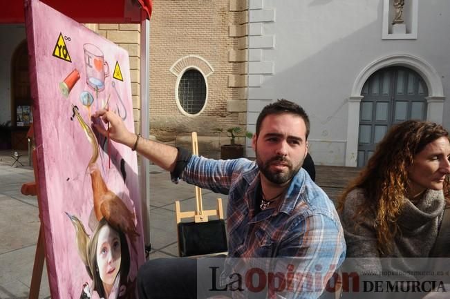 Pintores en la Plaza de Santa Eulalia