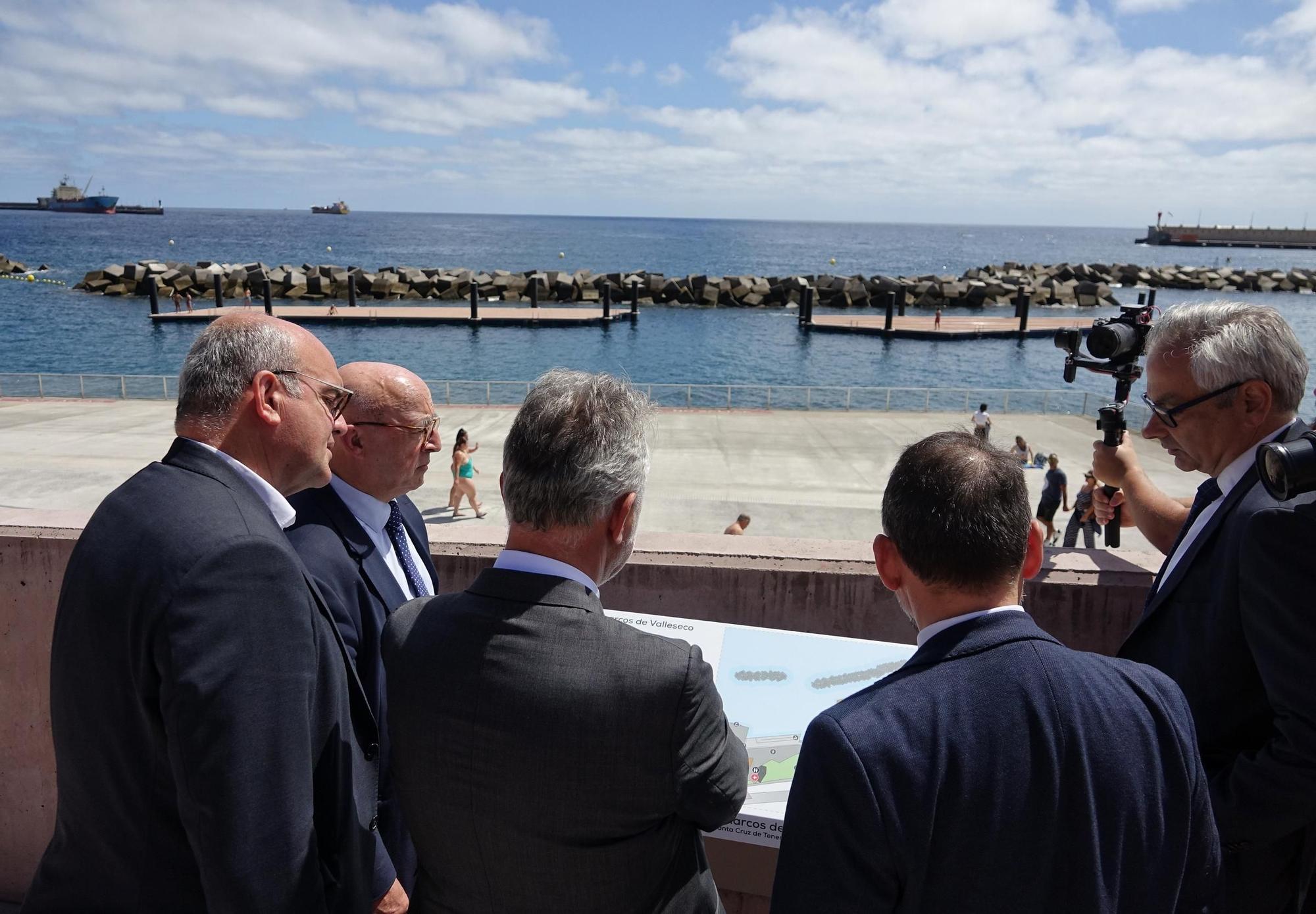 Visita del ministro Ángel Víctor Torres al Puerto de Santa Cruz