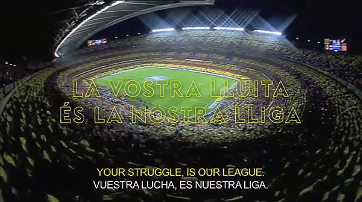 El vídeo amb què el Barça ha volgut felicitar el campió de la Lliga.