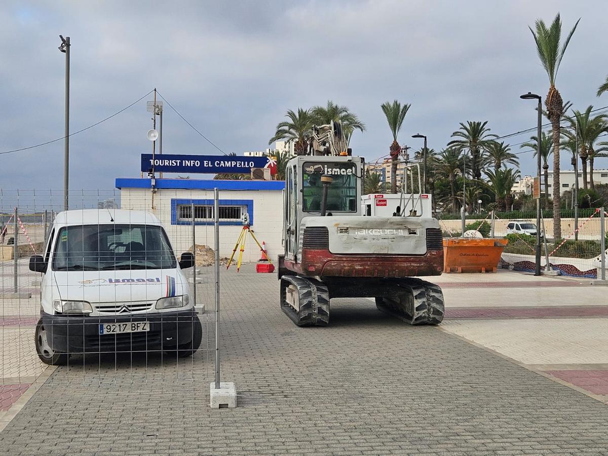 Las obras en la zona ya han comenzado.