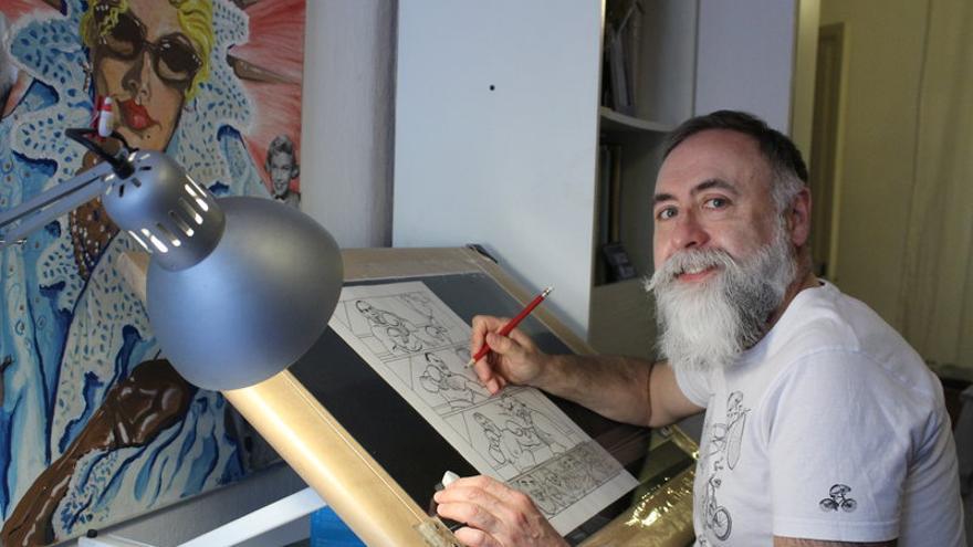 El mítico dibujante barcelonés Sebas Martín será uno de los cabezas de cartel de esta undécima edición del Huescómic, este sábado 9 de septiembre.