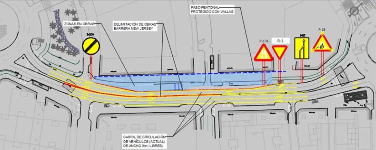 Cambios en la fase 1 de Callejones del Perchel.