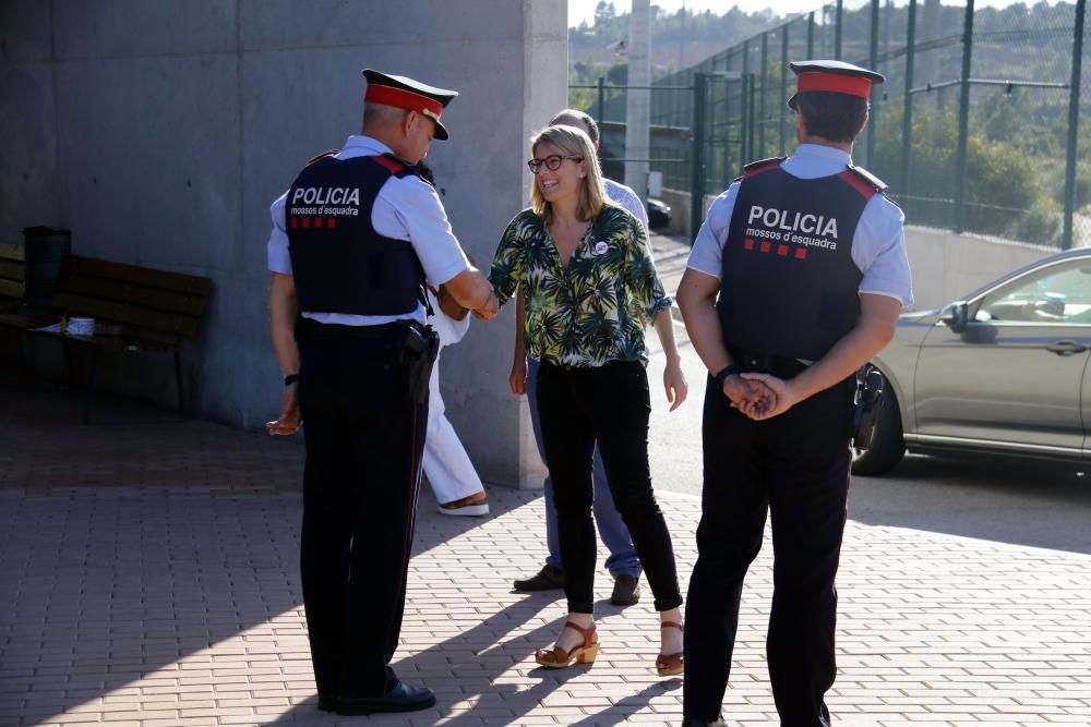 Concentració a la presó de Figueres en suport als independentistes presos