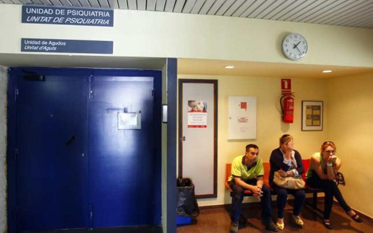 Imagen de archivo de la Unidad de Psiquiatría del Hospital de Sant Joan, el único de la comarca con camas de hospitalización.