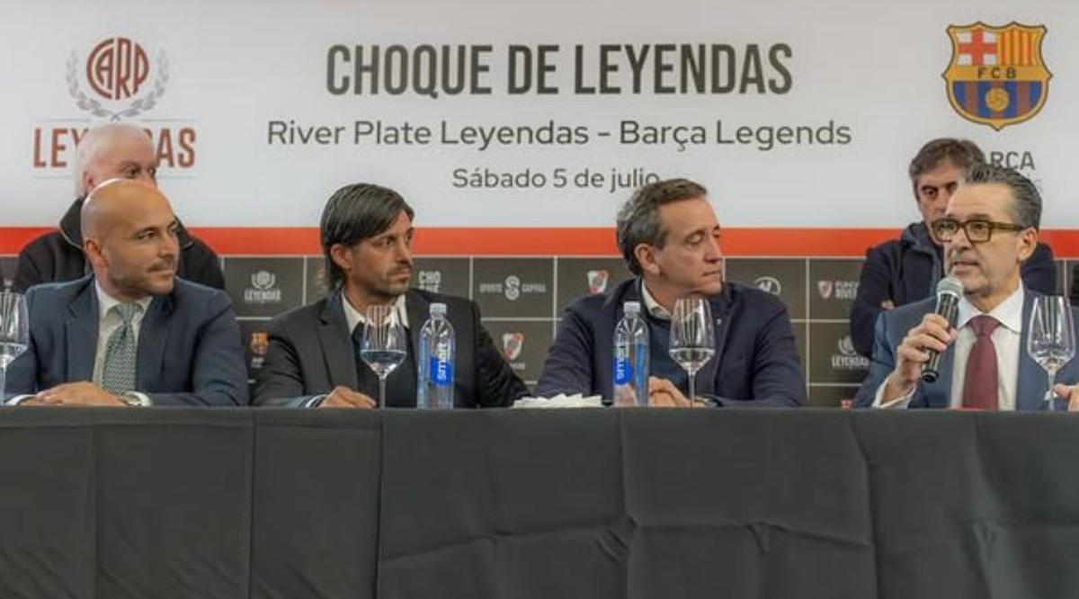 La rueda de prensa de presentación del partido