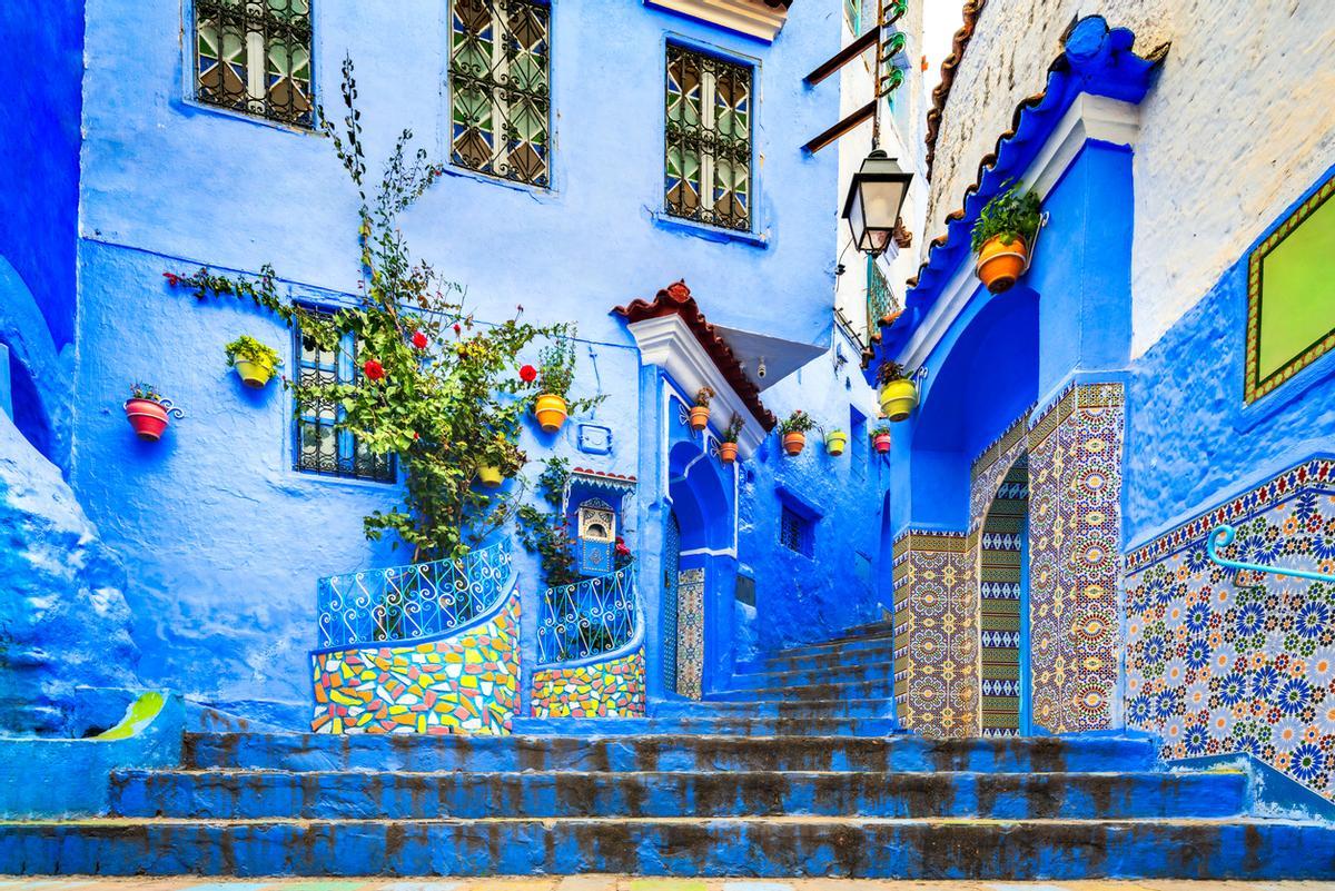 Las ciudades azules son un auténtico deleite para la vista