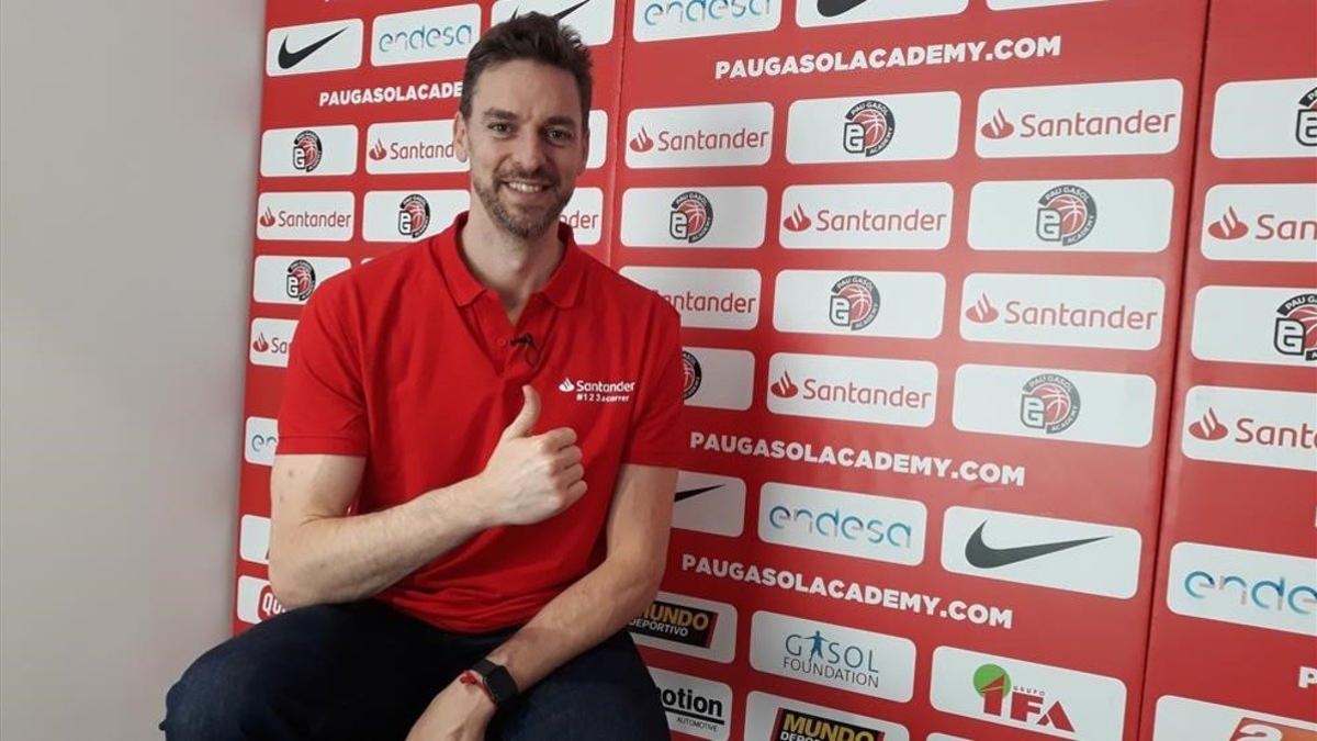 Pau Gasol presentó la primera edición virtual de la Pau Gasol Academy by Santander