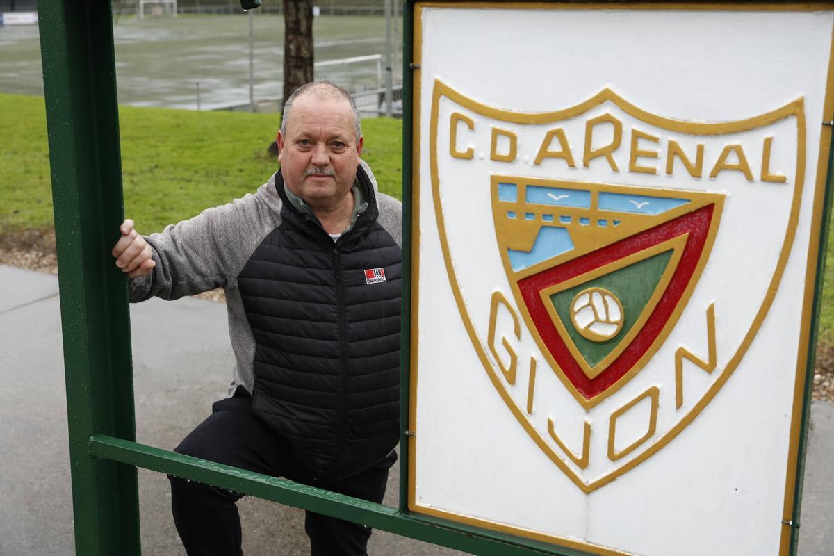 Víctor, presidente del CD Arenal.