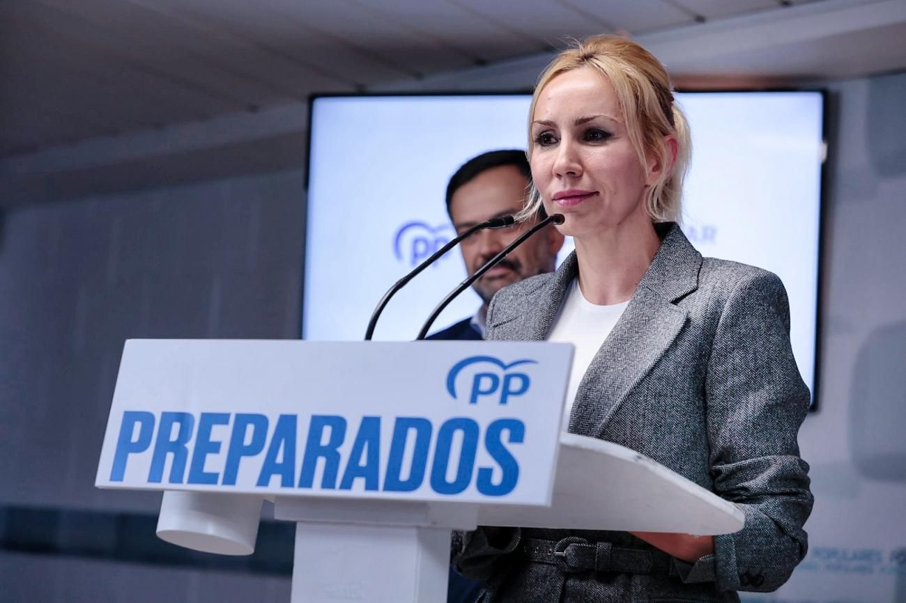 Presentación de la candidata al Parlamento como número 1, Rebeca Paniagua