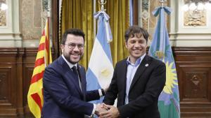 Aragonès afirma des de Buenos Aires que espera que Puigdemont torni «aviat» a Catalunya