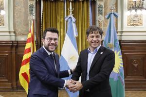 Aragonès afirma des de Buenos Aires que espera que Puigdemont torni «aviat» a Catalunya