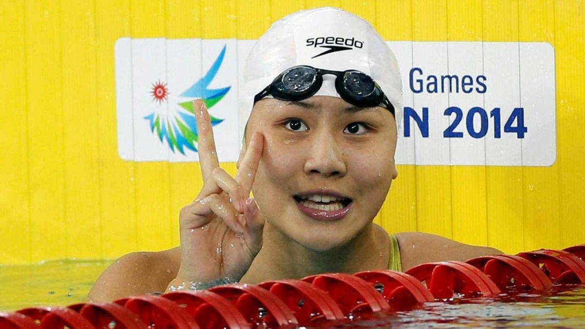La nadadora china Chen Xinyi, positivo en los juegos de Río 2016.