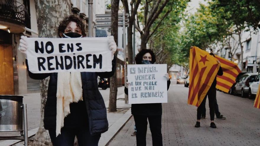 L&#039;acció que es va dur a terme divendres a 2/4 de 9 del vespre a la Rambla d&#039;Igualada