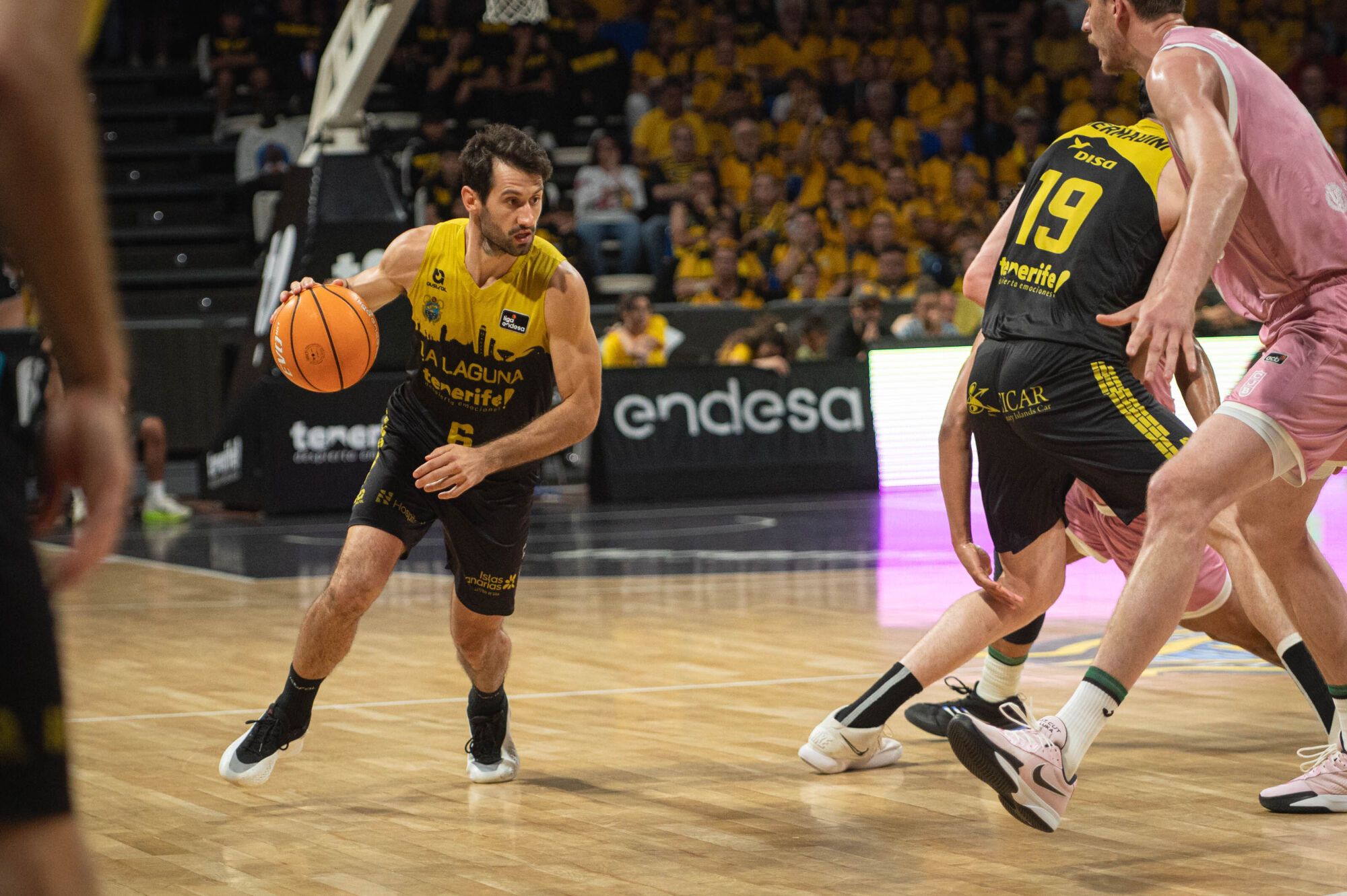 Partido La Laguna Tenerife CB Canarias - Joventut Badalona Inicio de playoff de Liga Endesa Quedarse hasta el fina porque en caso de derrota podría ser el último partido en casa esta temporada  | 02/06/2025 | Fotógrafo: Rafael Arturo Jiménez Rivero