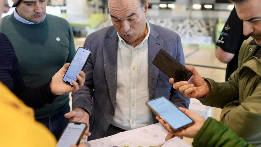 José Crespo y Pablo Areán comparecieron con el plan de sectorización.